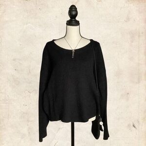 Zara Black Crew Neck Sweater